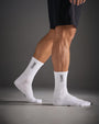 TEAMM8 Crew Socks - White|Grey