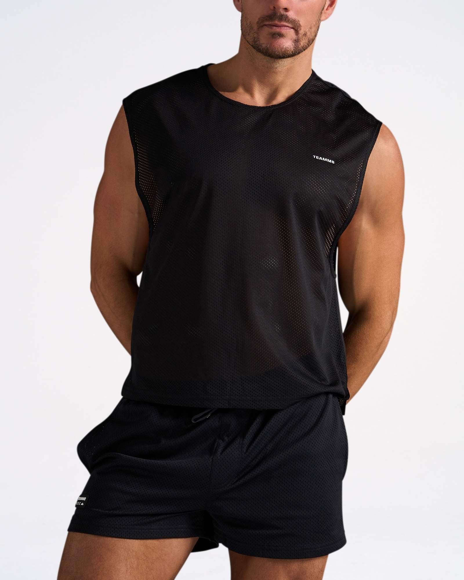 TEAMM8 S.S.C. Muscle Tank - Black