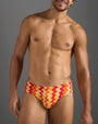 Resort Wide Cut Swim Brief - Red Mirage