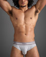 New Classic Cotton Brief - Grey Marle