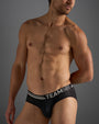 Racer Mesh Brief - Jet Black