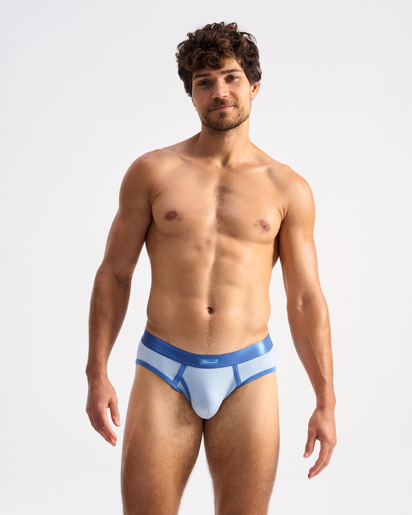 Retro Classic Brief - Blue