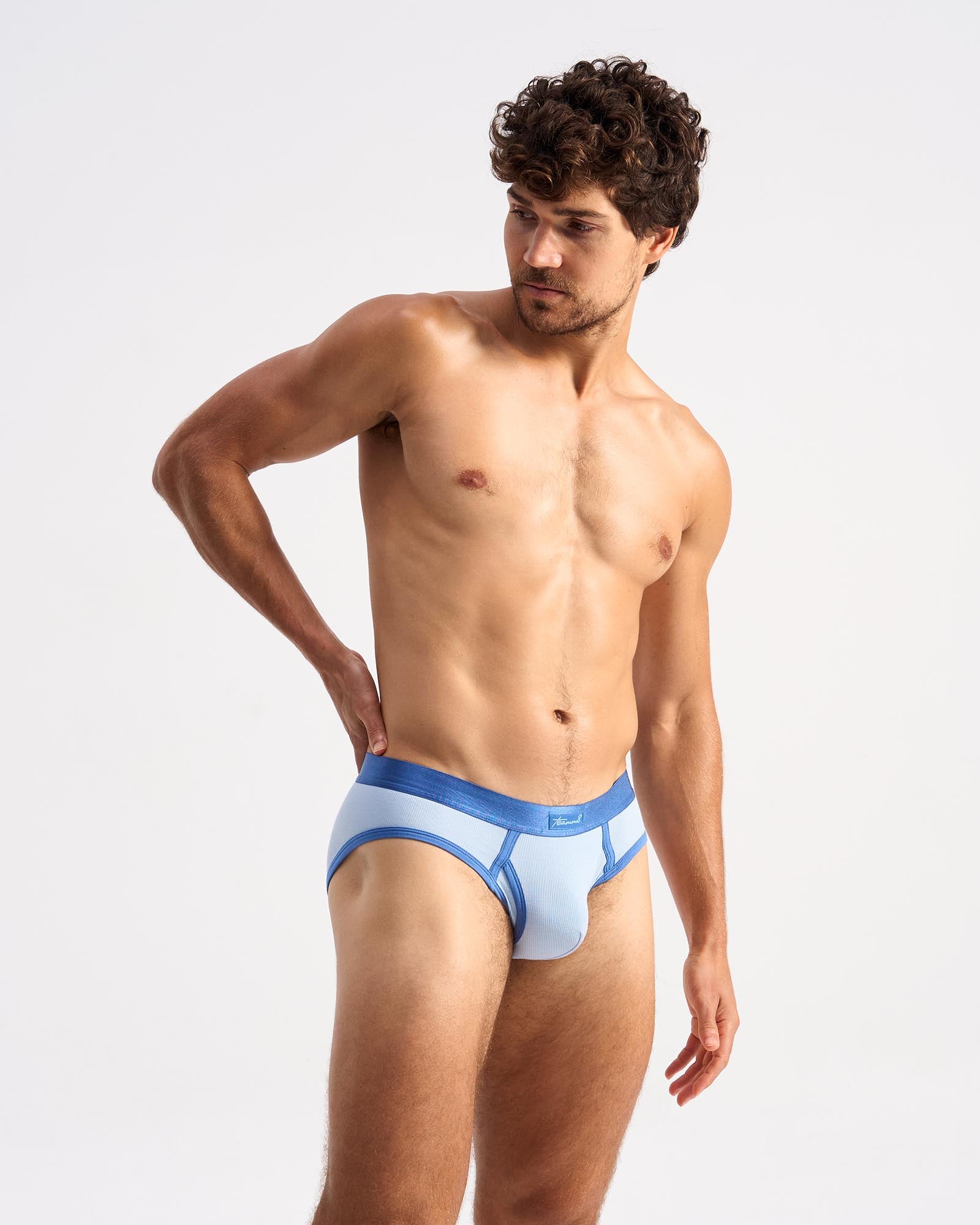 Retro Classic Brief - Blue