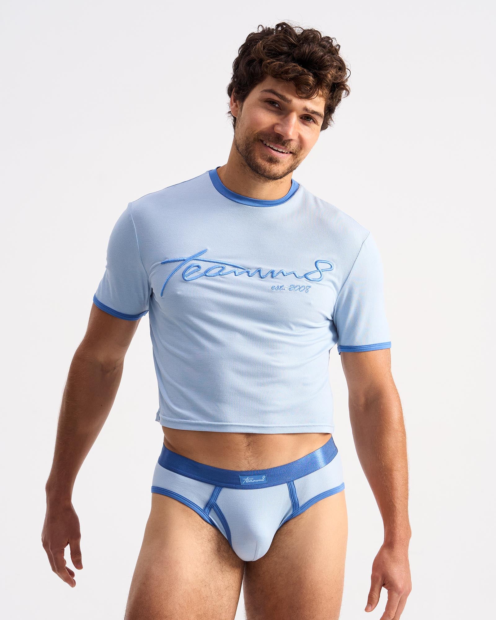 Retro Classic Brief - Blue