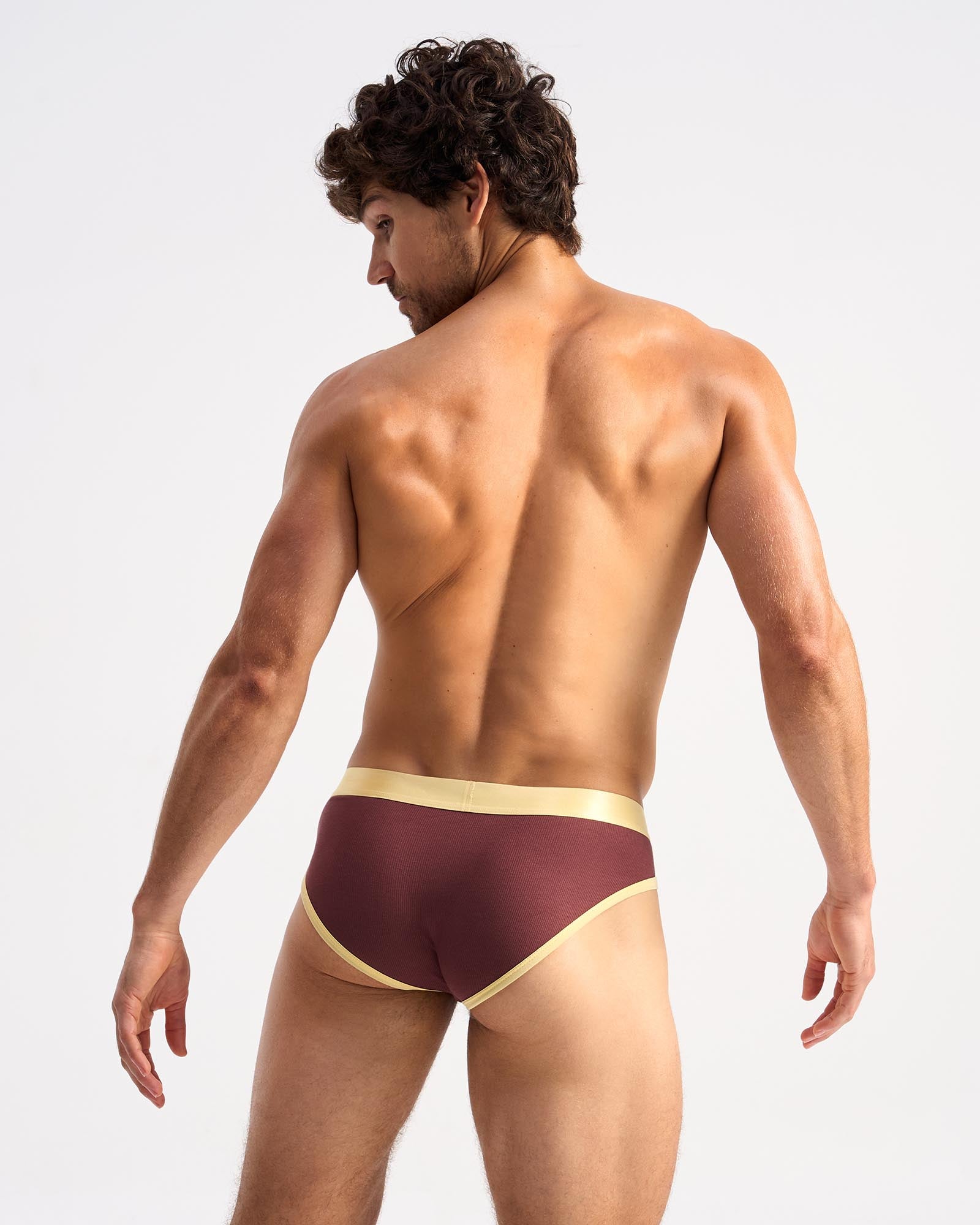 Retro Classic Brief - Mahogany