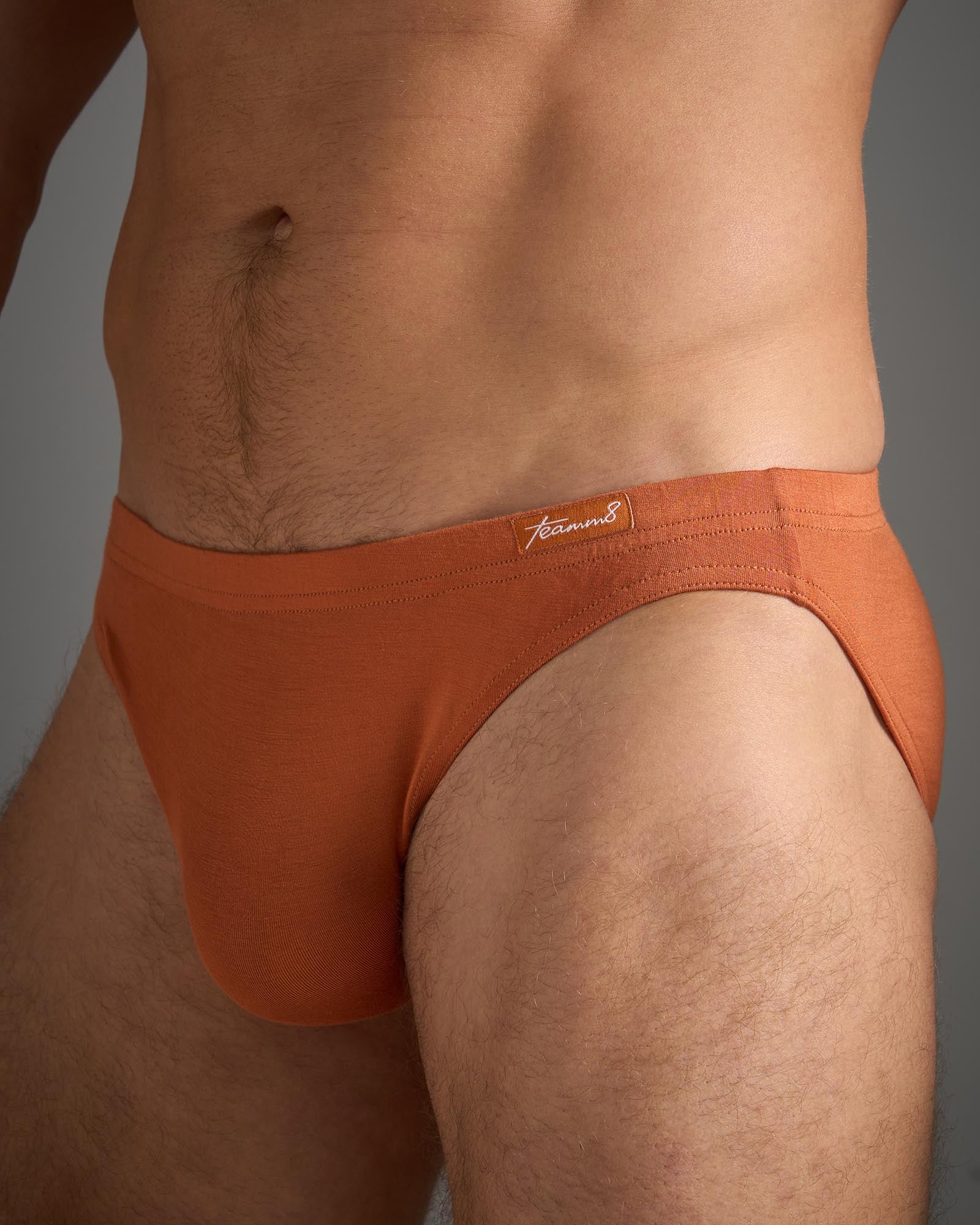 Body Bamboo Bikini Brief - Burnt Sienna