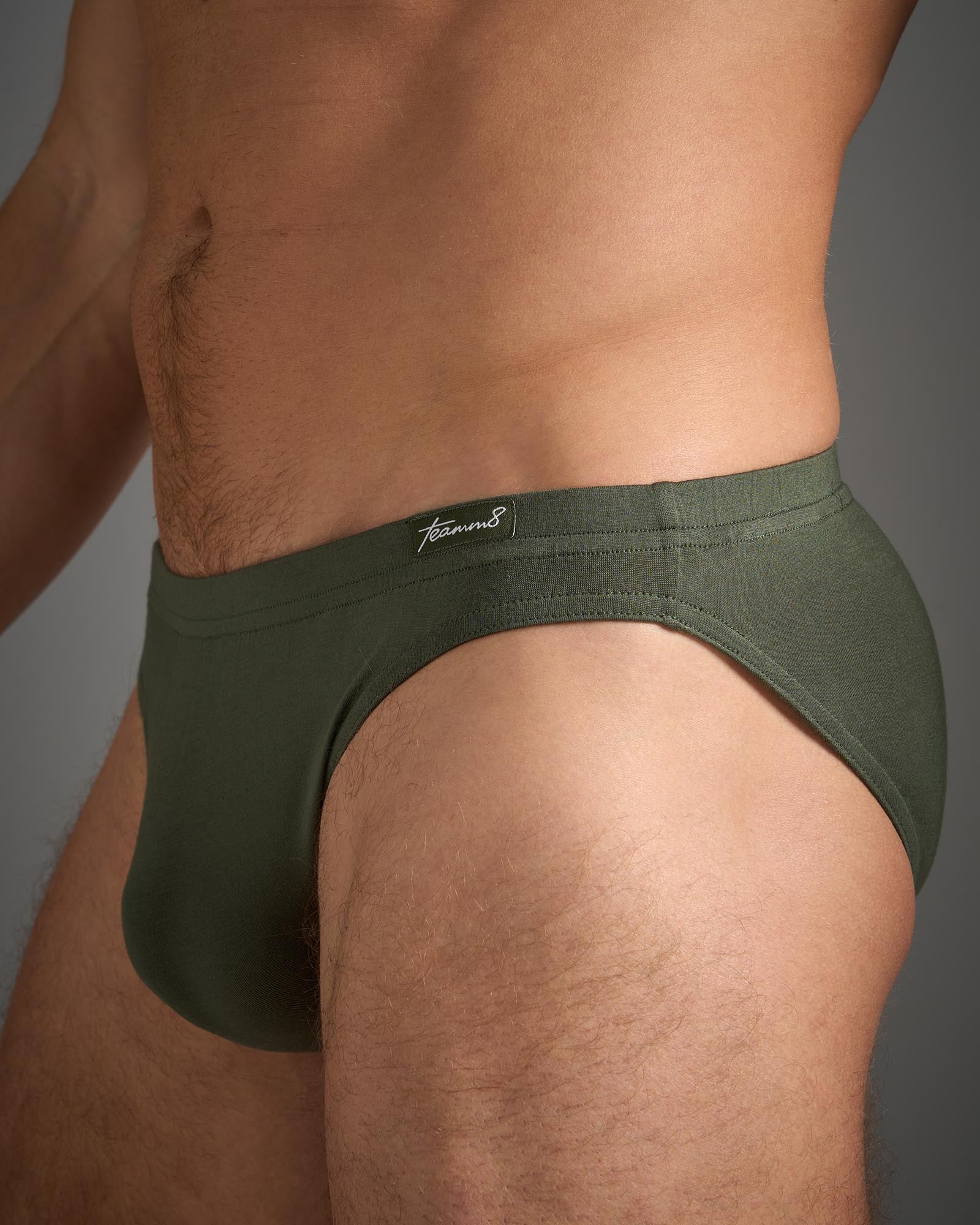 Body Bamboo Bikini Brief - Olive Green