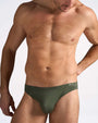 Body Bamboo Bikini Brief - Olive Green