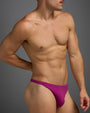 Flirt Cotton Thong - Purple